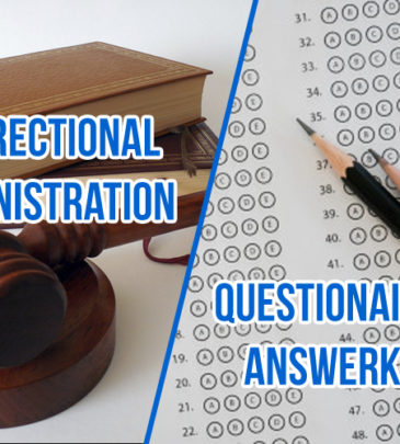 Correctional Administration – Q&A